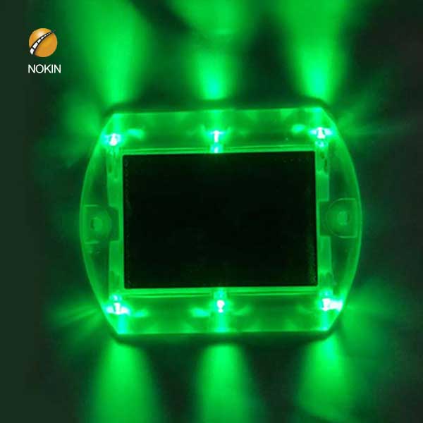 Green LED Solar Stud For Sale-Nokin Solar Studs